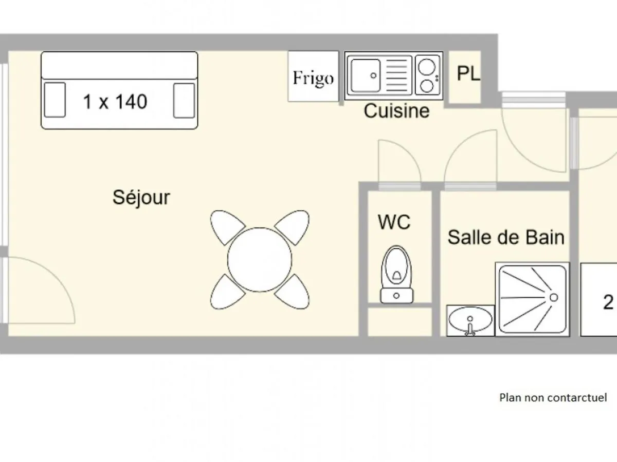 Apartment Studio 4 Pers, Balcon Sud, Proche Telesieges Et Commerces - Les Saisies - Fr-1-594-153 Hauteluce